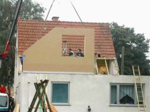 Hausaufstockung Zubau Holzbau Niederösterreich