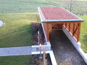 Carport aus Holz Holzbau Niederösterreich